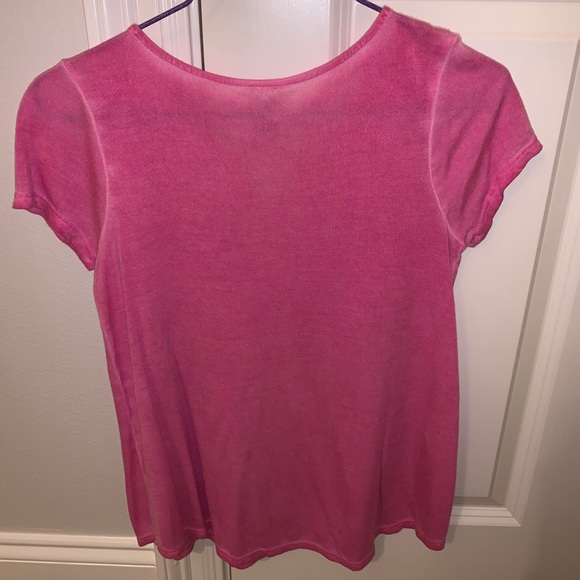 PINK CRISS-CROSS SHIRT (CHILD M) - Picture 3 of 4